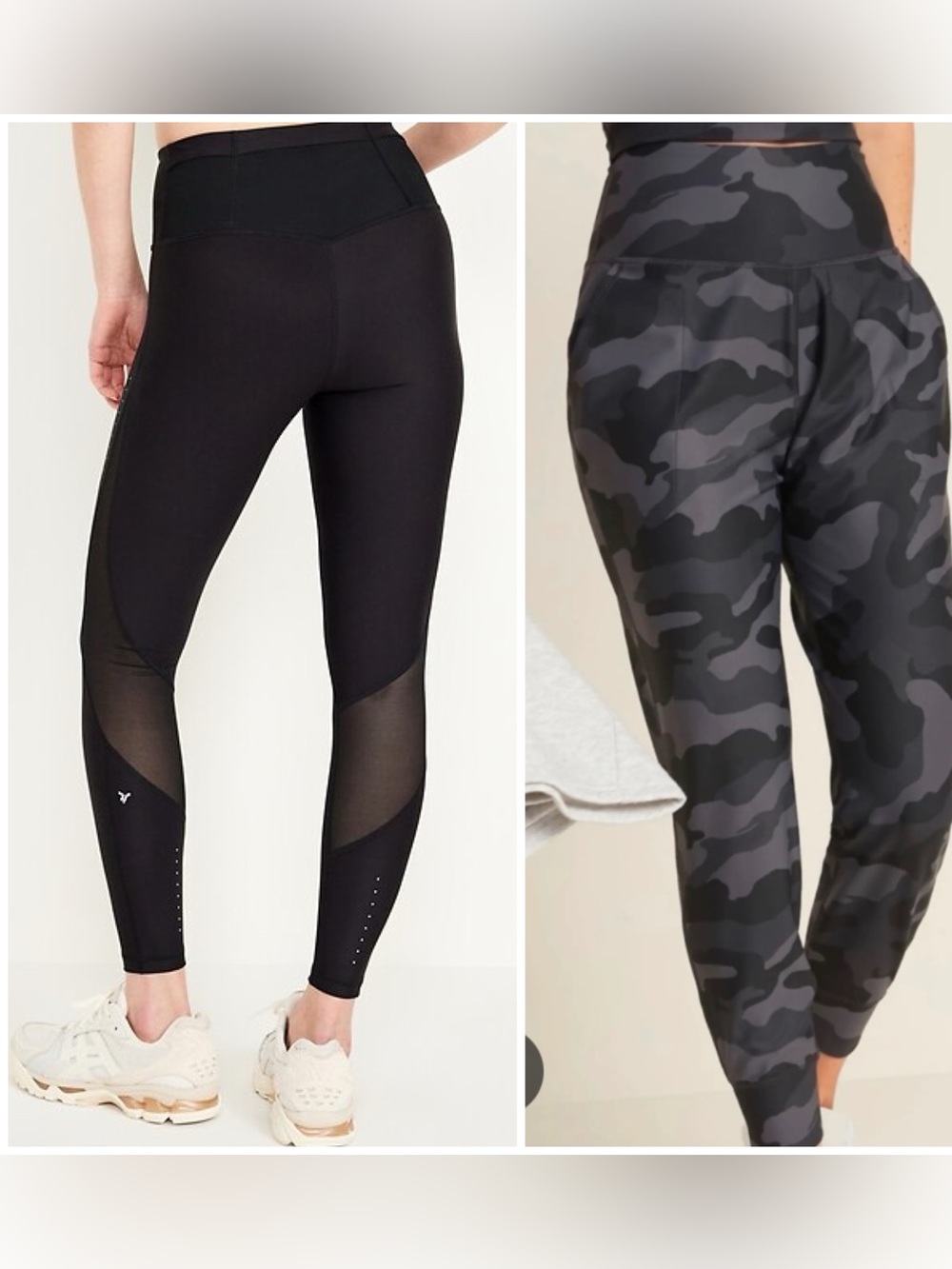 2 x High-Waist Active Leggings/Joggers Duo